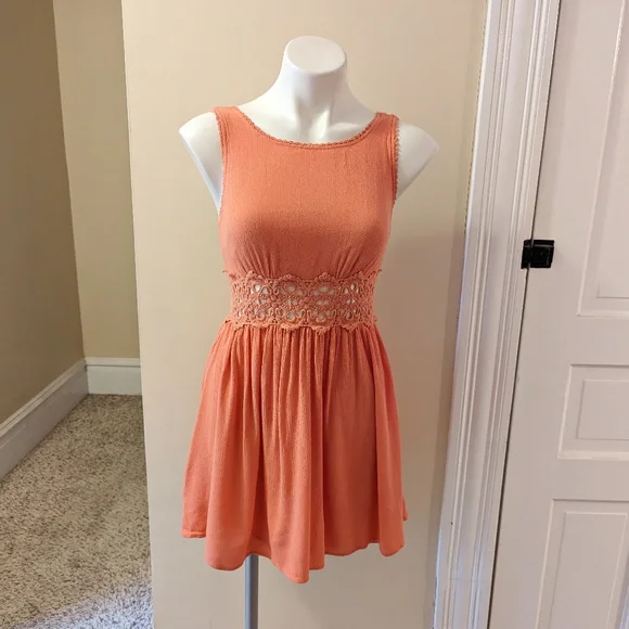 orange forever 21 dress Forever 21 Slip Dress Burnt Orange Size Medium
